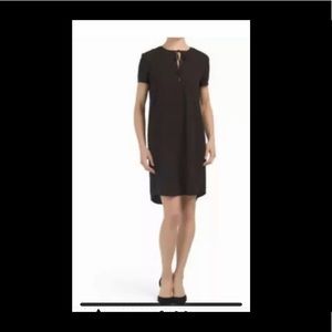 Theory Antazie Tie Keyhole Shift Dress Sz 6